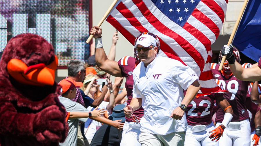 Virginia Tech's Enter Sandman Entrance Against Liberty The Key Play