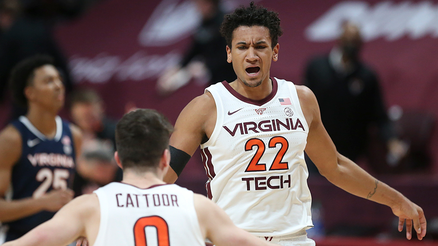 virginia tech basketball jersey